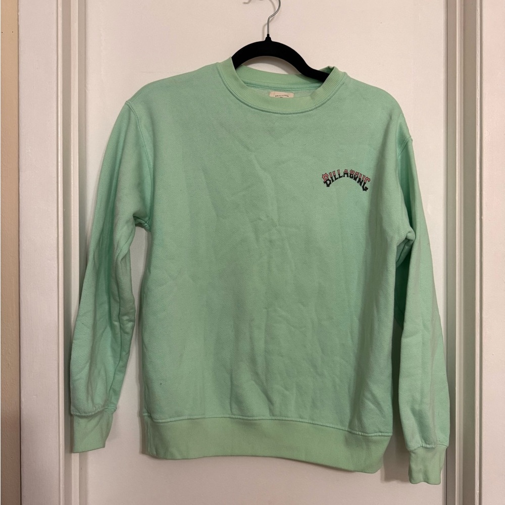 Billabong Mint Green Crew Neck